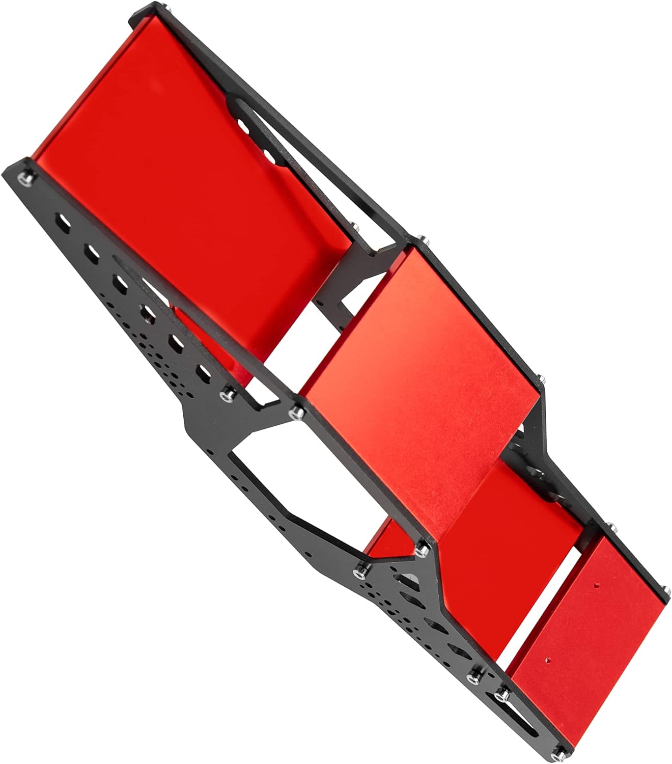 ShareGoo – Kit de marco de aluminio para chasis de rocas compatible con 124 axial SCX24 90081 AXI0001 AXI0001 AXI0002 AXI0005 AXI0006 RC Crawler
