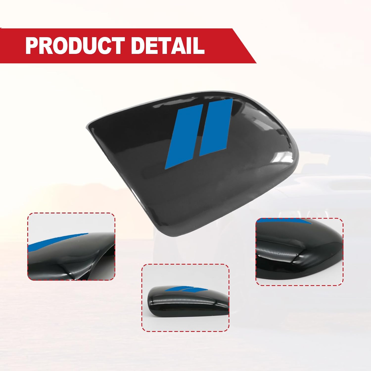 Pomo de palanca de cambios de plástico ABS para decoración interior, protector de palanca de cambios, compatible con accesorios Dodge Charger