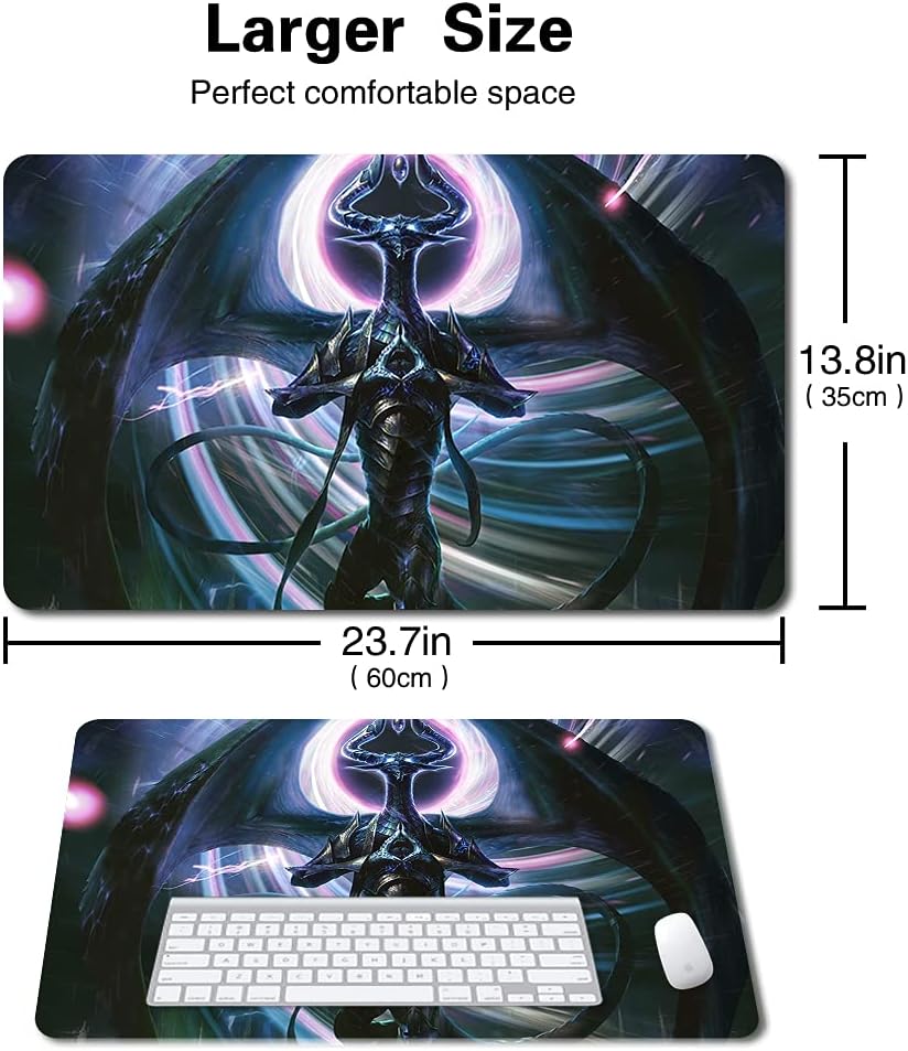 Juego de mesa MTG Playmat tamaño 23.6 x 13.8 in, alfombrilla de mouse compatible con alfombrillas TCG RPG CCG (Nicol-Bolas Xin)