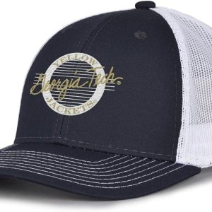 Gorra de camionero universitario para hombre, de sarga para uso diario, con parte trasera de malla, gorra ajustable de la NCAA, gorra de camionero Gorra de camionero universitario para hombre, de sarga para uso diario, con parte trasera de malla, gorra ajustable de la NCAA, gorra de camionero