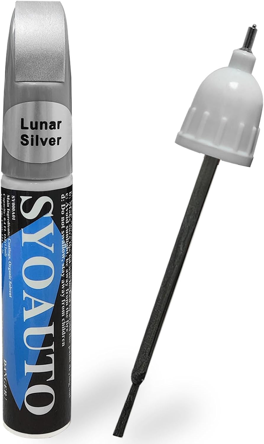 SYOAUTO Lunar – Pintura de retoque plateado para autos, pintura de retoque automático, reparación de arañazos, pintura automotriz, removedor de