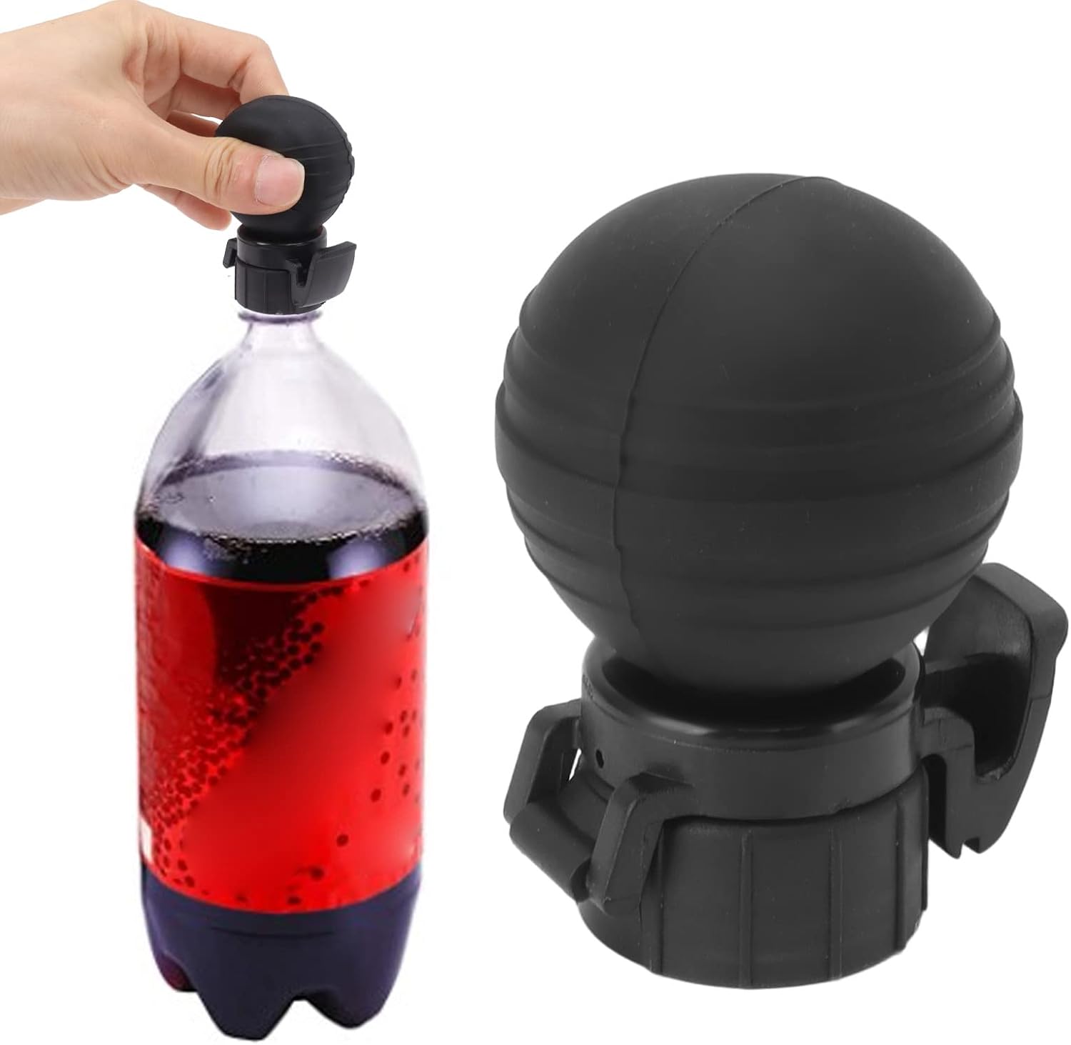 Tapa de botella de soda, tapa de silicona a prueba de fugas, tapa de bomba de aire carbonatada, tapa de bomba de Fizz Keeper, tapas de tapón para