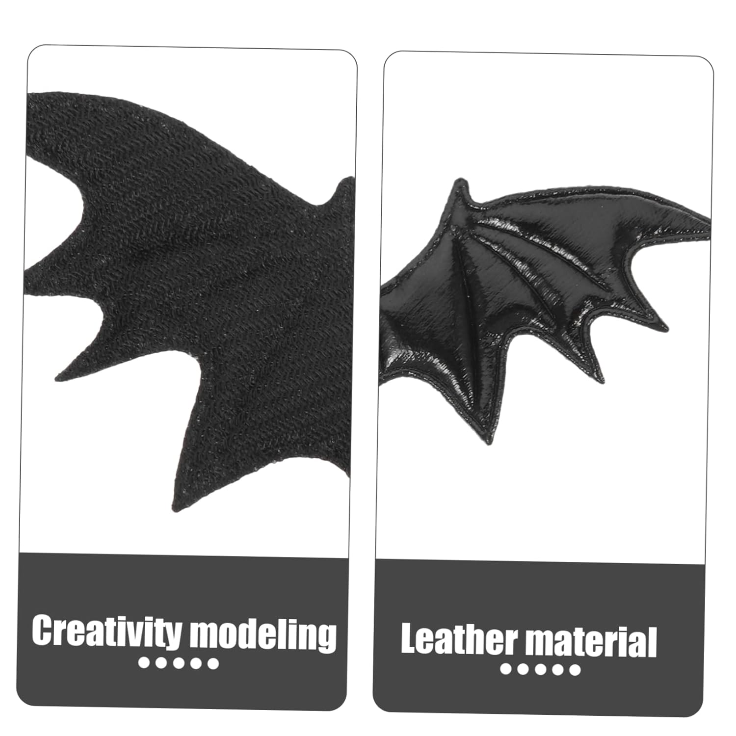 BESTOYARD 250 Pcs Devil Wings Pretend Play Dress up Decorative Evil Wings Angel Wings Ornaments Angel Wings for Crafts Mini Demon Wings Evil Wings