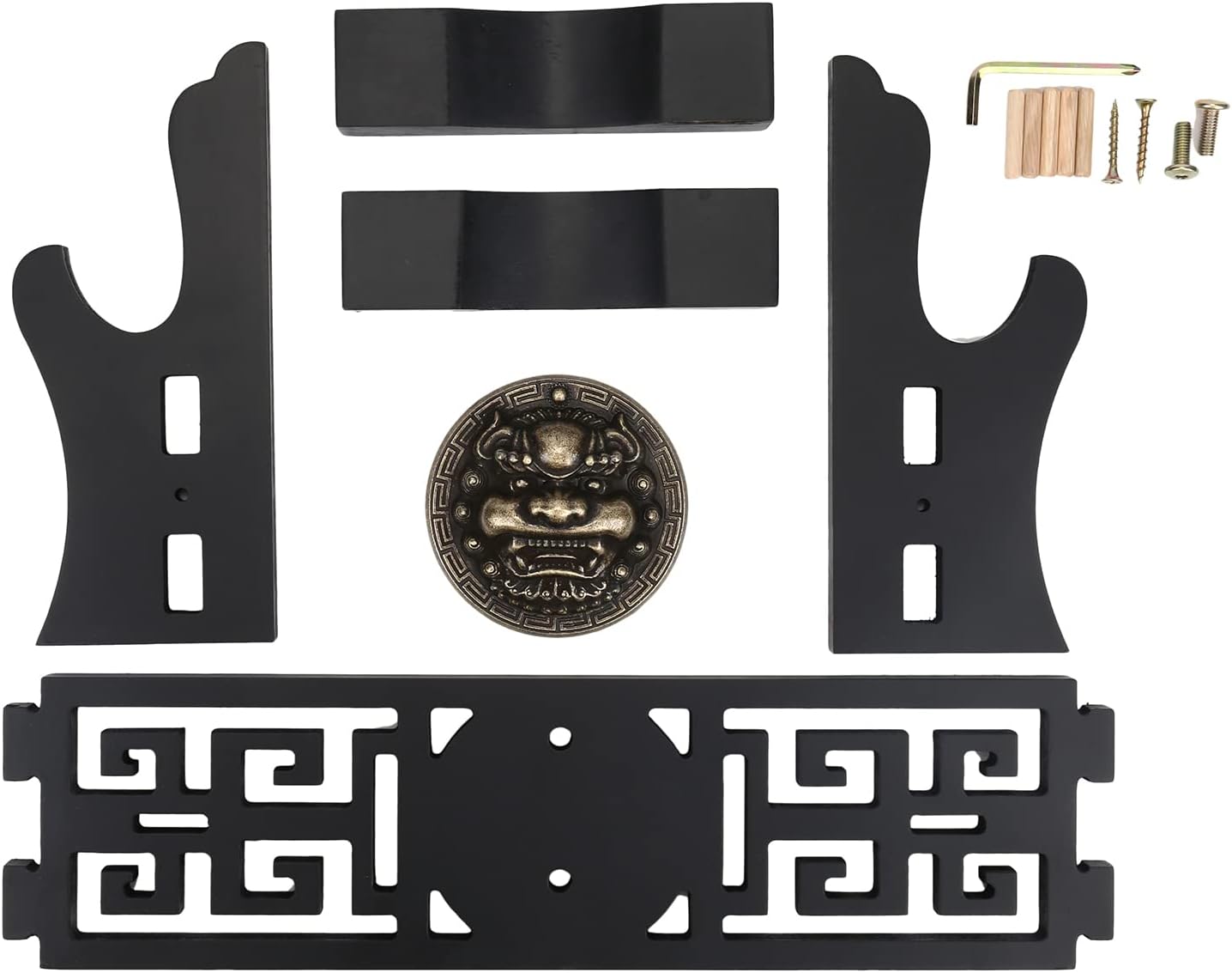 Soporte de espada Katana de montaje en pared, soporte para samurái, soporte para todo tanto espada Wakizashi Kirin, 1 nivel