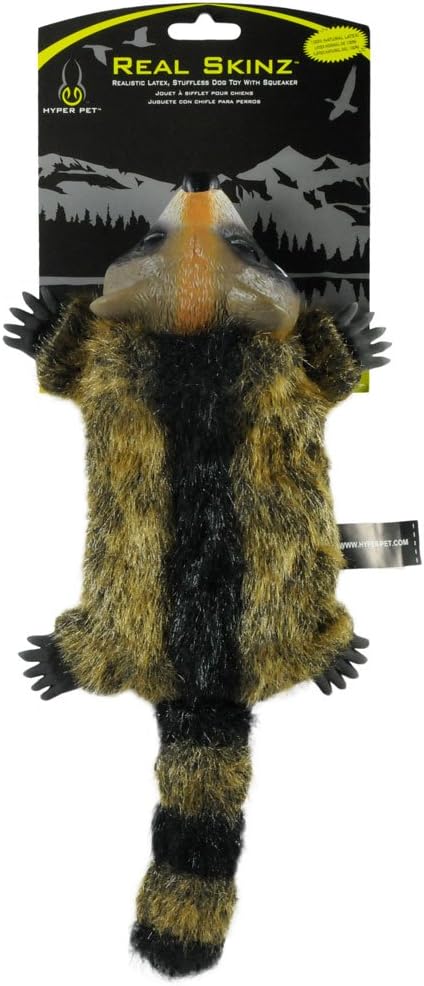 Hyper Pet 48848 Real Skinz – Juguete para perro, mapache