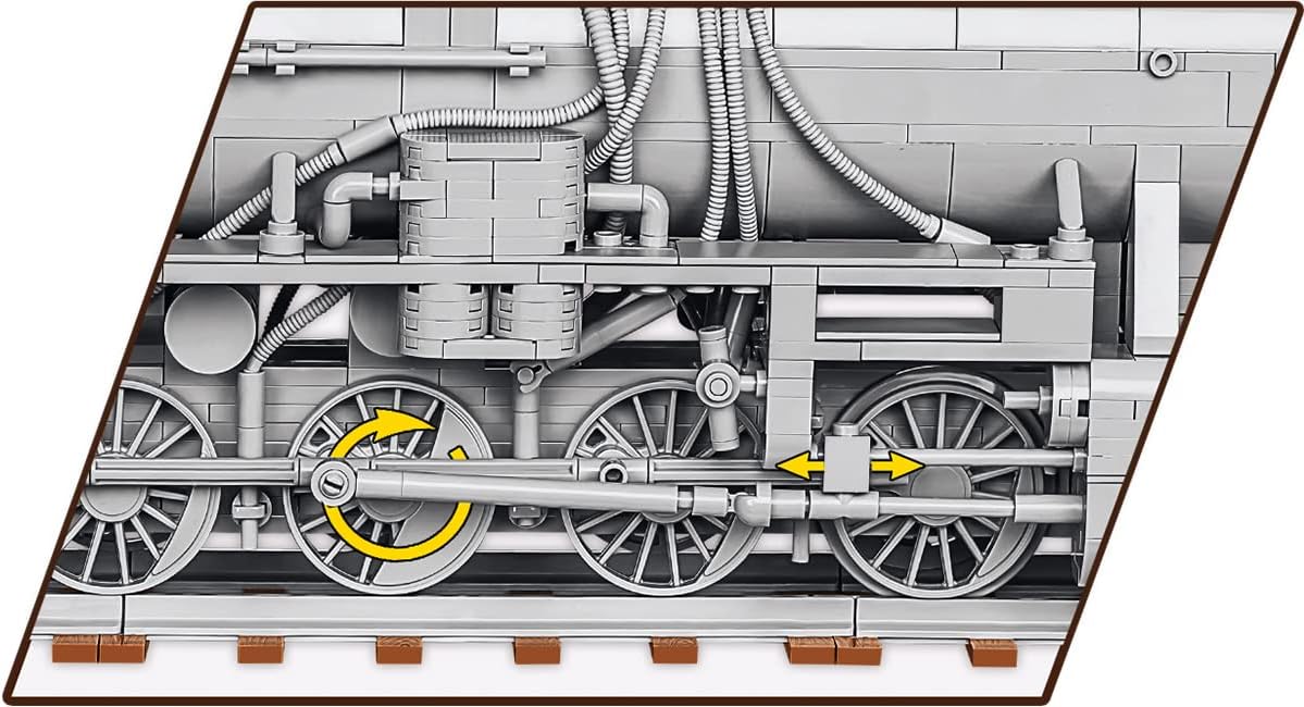 COBI Colección Histórica Kriegslokomotive Baureihe 52 Locomotora