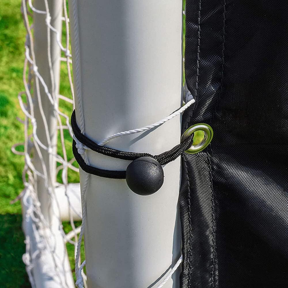 GOODSH 50 cuerdas elásticas de bola de 6 pulgadas, cuerda elástica resistente con lazos de bola para toldo, lona, camping, carpa de carga, color