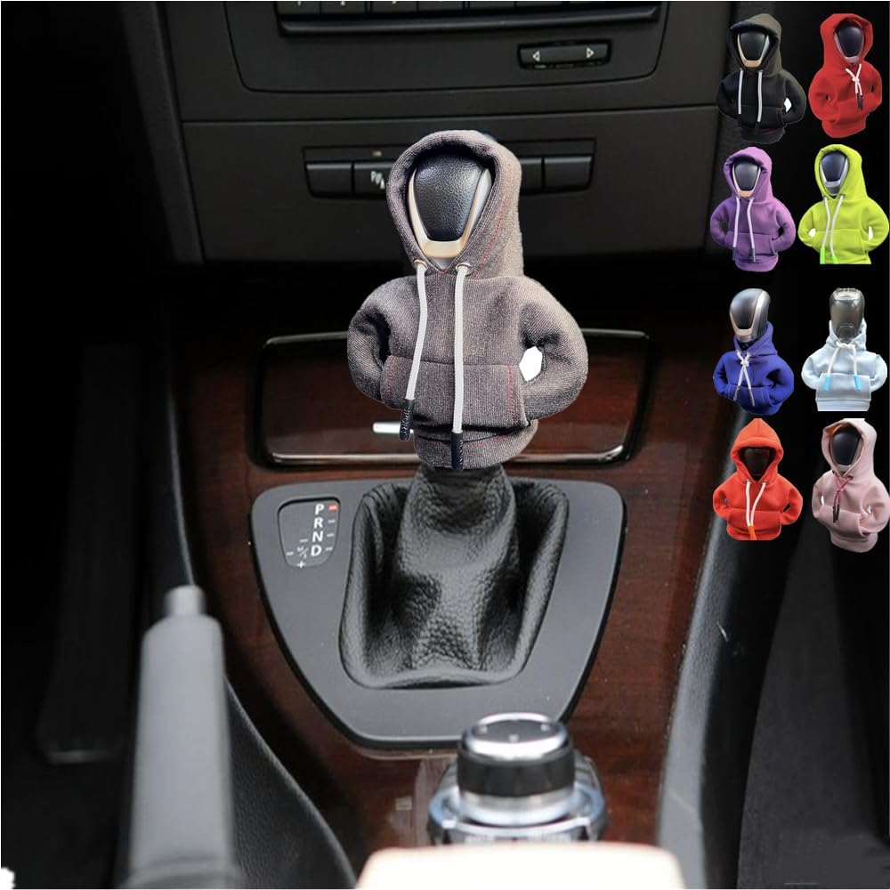 Funda de palanca de cambios con capucha, funda para palanca de cambios de automóvil, decoración de 4.7 pulgadas, ajuste universal, accesorios de