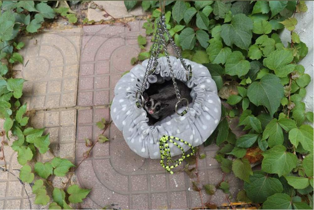 Hamaca de jaula de animales pequeños, hamaca de flor, jaula de conejillo de indias, hamaca cálida para loro planeador de azúcar, hurón, ardilla,