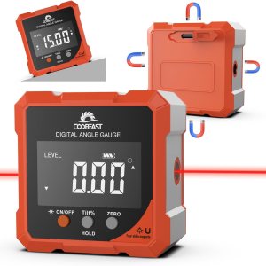 Buscador de ángulo digital magnético, medidor de ángulo digital recargable, mini transportador angular, herramienta de medición para sierra de mesa Buscador de ángulo digital magnético, medidor de ángulo digital recargable, mini transportador angular, herramienta de medición para sierra de mesa