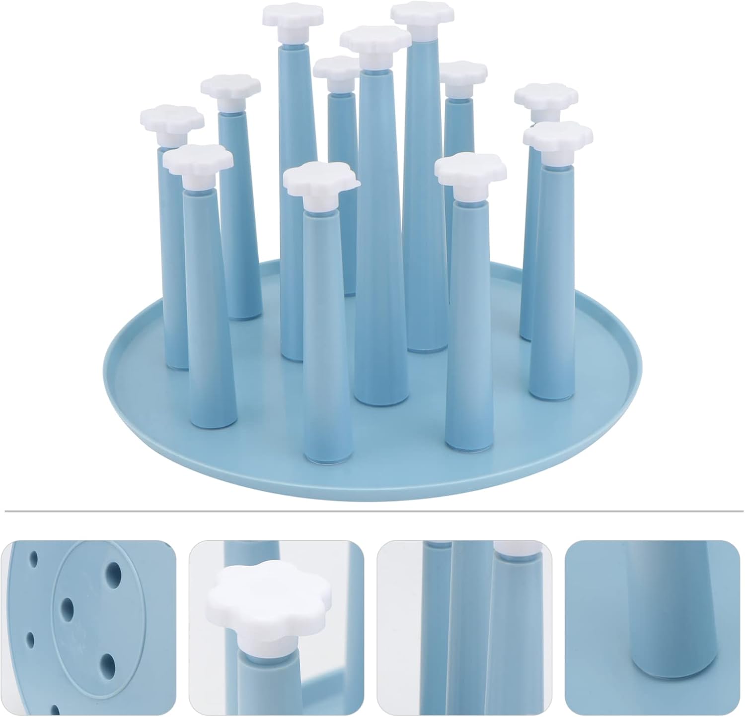 Alipis Botellas de agua de vidrio Botella de agua de vidrio Taza Taza Taza de vidrio Estante de secado Secador de vidrio para beber Secador de