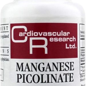 Cardiovascular Research Picolinato de manganeso, blanco, 60 unidades Cardiovascular Research Picolinato de manganeso, blanco, 60 unidades
