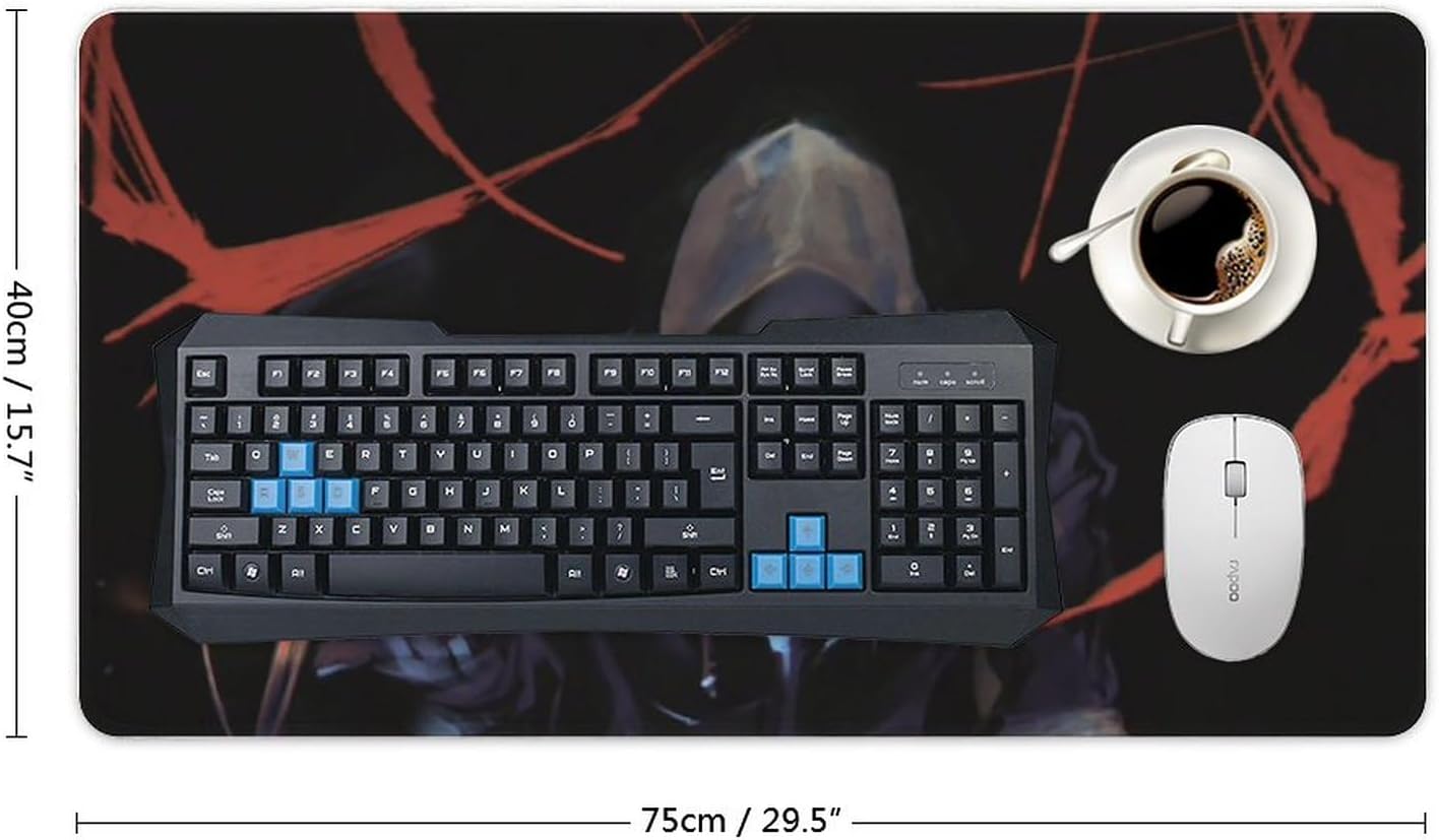 Dead by Daylight – Alfombrilla de mouse para videojuegos, diseño de anime, protector de escritorio grande XXL para el trabajo, la oficina y el