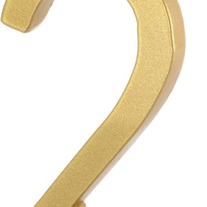 Montague Metal Products MHN-16-F-GD1-2 Números flotantes modernos de aluminio cepillado sólido, 16 pulgadas, oro recubierto de polvo Montague Metal Products MHN-16-F-GD1-2 Números flotantes modernos de aluminio cepillado sólido, 16 pulgadas, oro recubierto de polvo