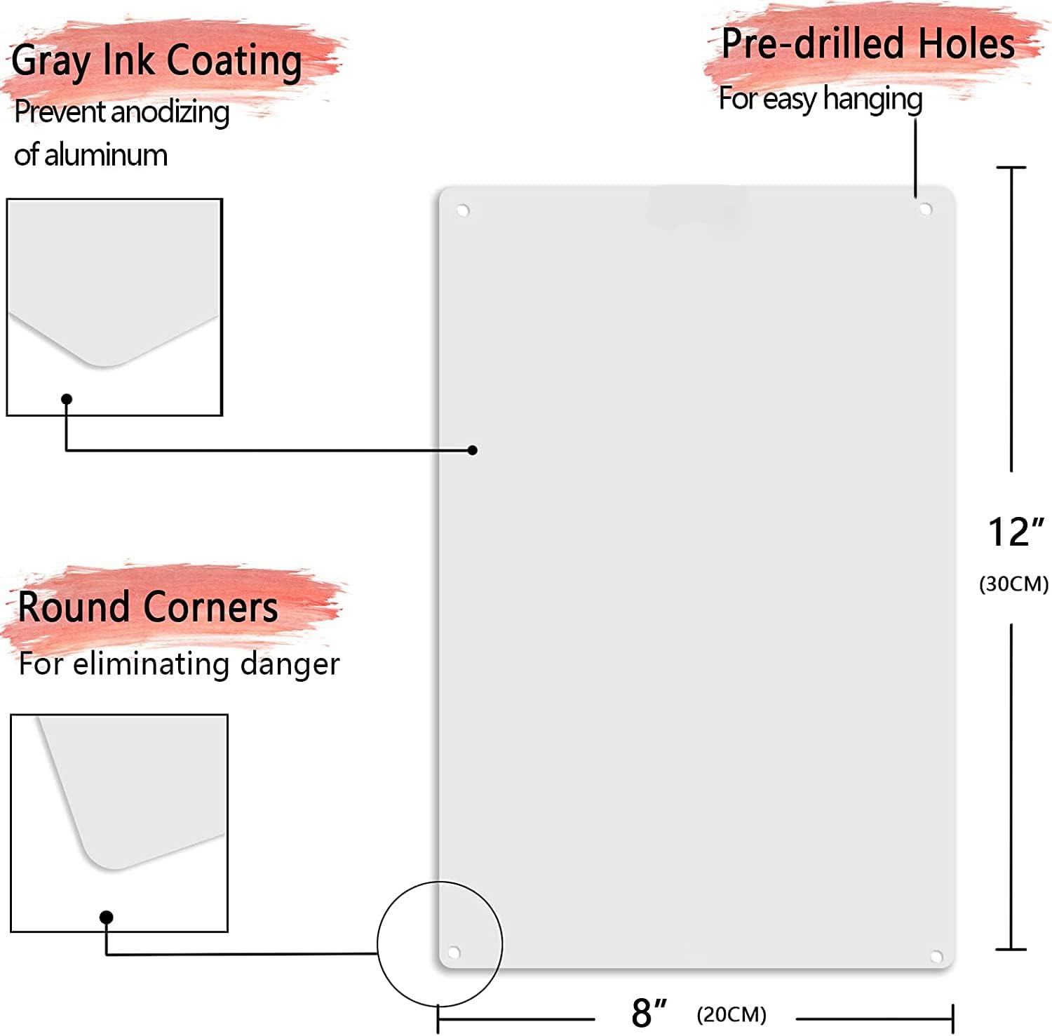 Starotore Letreros de metal para decoración de pared, póster de aluminio, guía de patología del habla, póster de oficina, placa educativa,