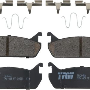 TRW Pro TRC0458 Juego de pastillas de freno de disco para Mazda Miata 1991-1993, traseras y otras aplicaciones TRW Pro TRC0458 Juego de pastillas de freno de disco para Mazda Miata 1991-1993, traseras y otras aplicaciones