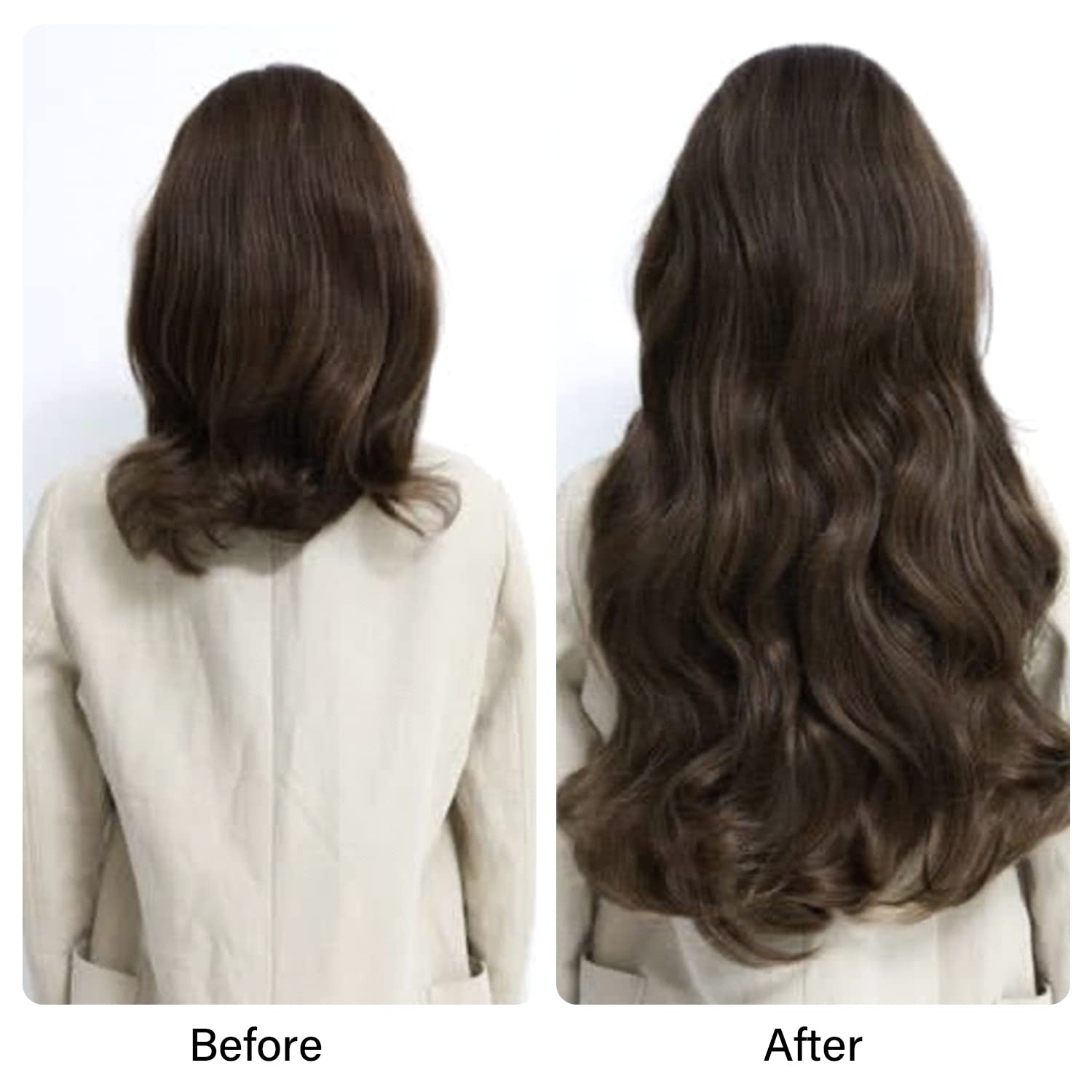 Extensiones de cabello humano adhesivas de cabello humano Remy 100 % real, 1.76 onzas, 20 unidades, cabello virgen brasileño, lacio, sin costuras,