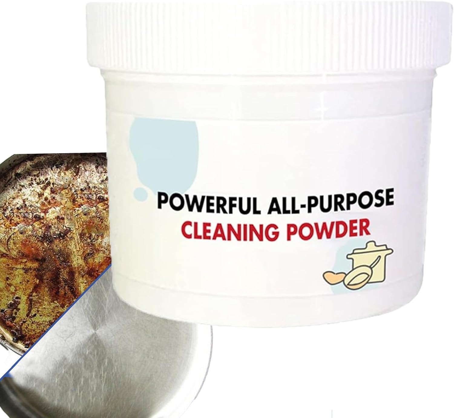 Potente limpiador de polvo multiusos de cocina, agente de limpieza fuerte multifuncional para el hogar, limpiador de espuma de cocina, limpiador de