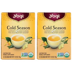 Yogi Té, estación fría, 16 unidades (paquete de 2) Yogi Té, estación fría, 16 unidades (paquete de 2)