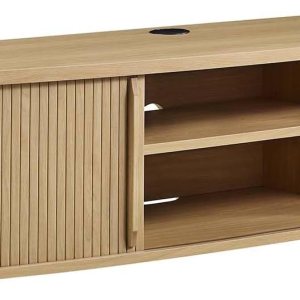 Modway Resonance – Mueble para TV de pared (60 pulgadas), color roble Modway Resonance – Mueble para TV de pared (60 pulgadas), color roble