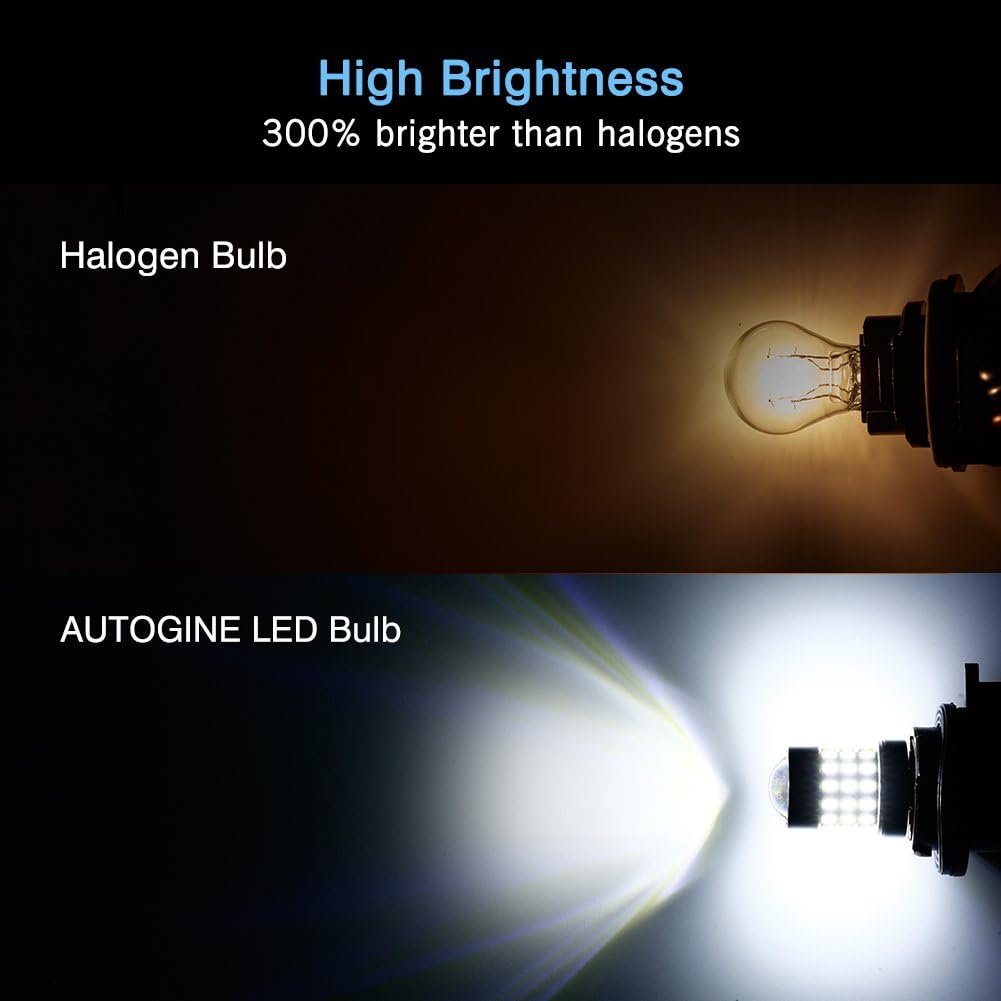 4 bombillas LED muy brillantes de 9 a 30 V 3014 54-SMD, color blanco xenón , Blanco Xenón