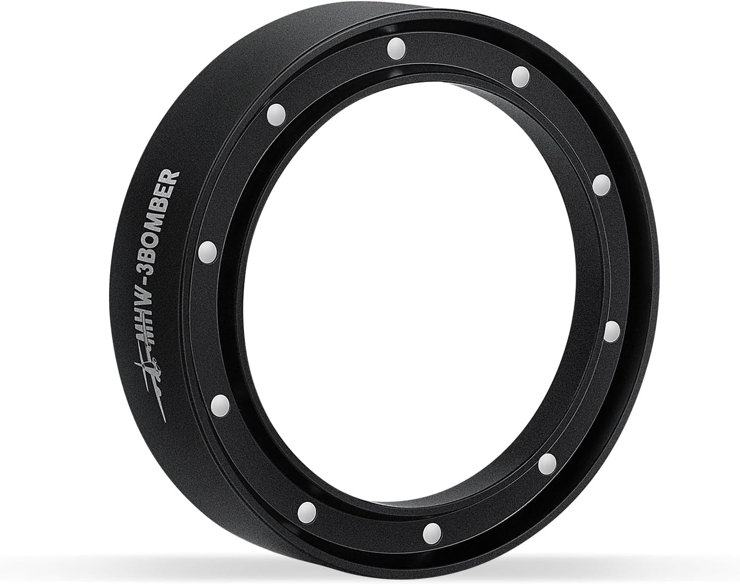 MHW-3BOMBER 2.283 in embudo dosificador de café magnético Espresso Anillo de dosificación Herramientas de barista unidas a 58MM Portafilter (negro)