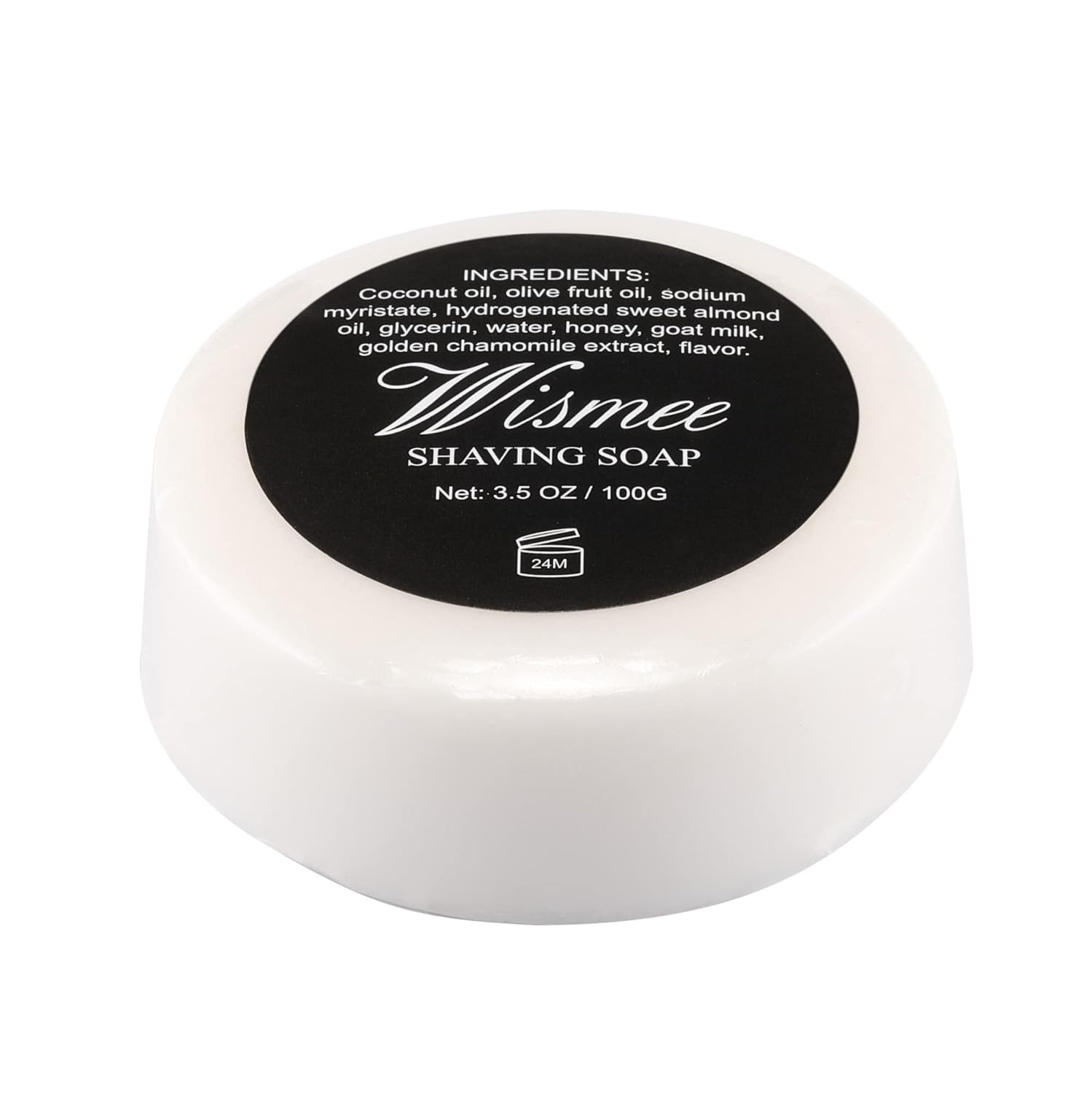 Wismee Juego de brochas de afeitar para hombre, cepillo de afeitar de cerdas de jabalí, cuenco de afeitar de acero inoxidable y soporte, 3.5 onzas,