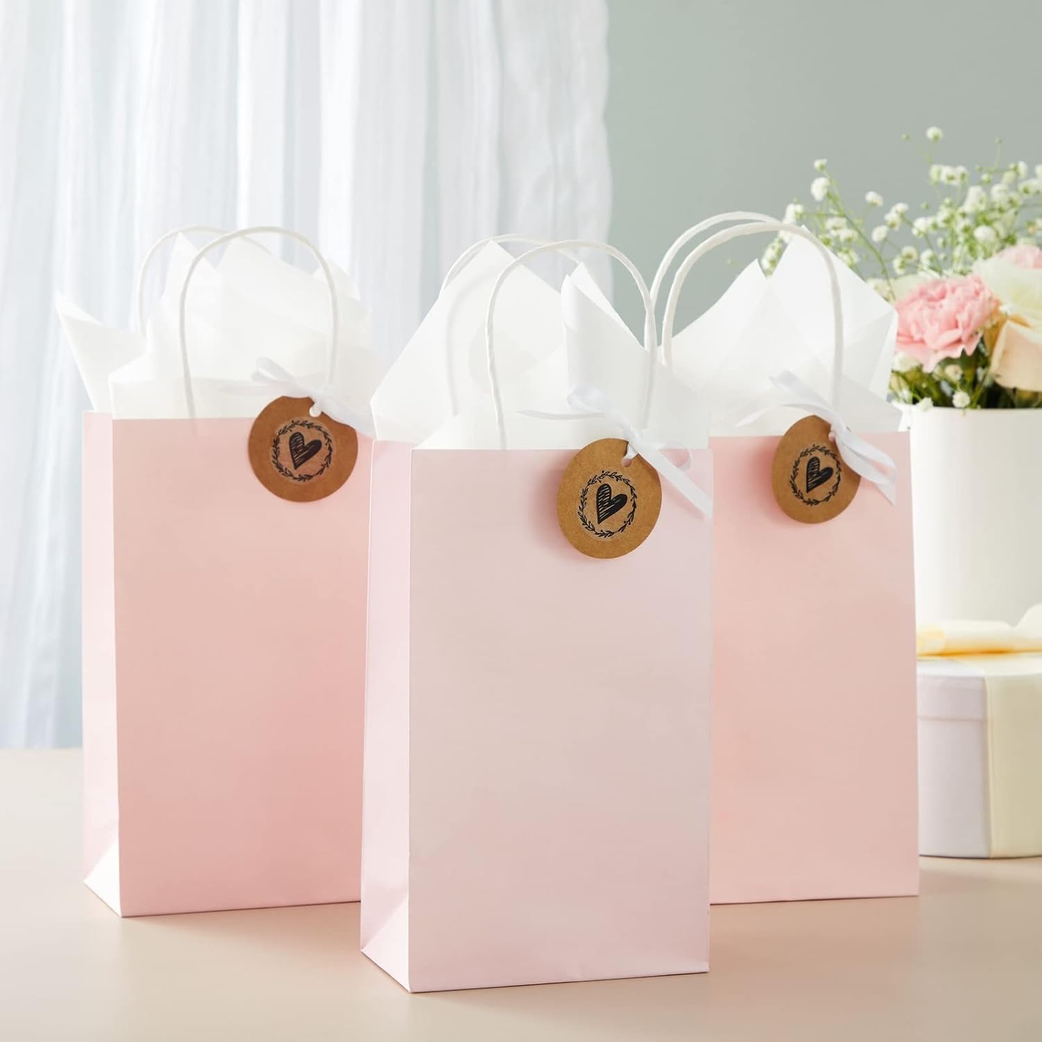 Paper Junkie Paquete de 250 calcomanías de corazón para tarjetas de felicitación, calcomanías de sobre para invitaciones de boda, tarjetas de