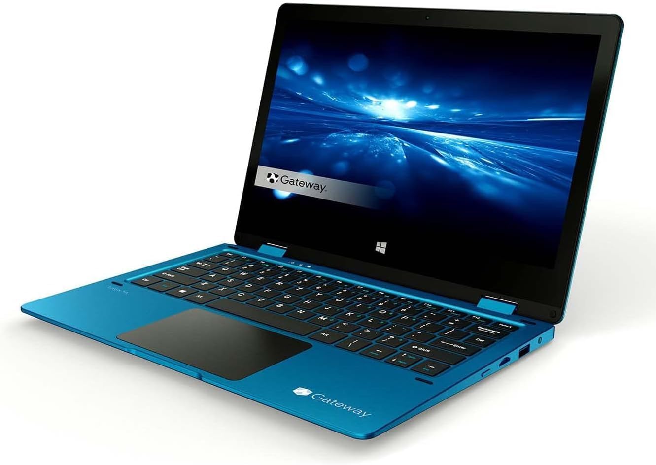 Gateway 2 en 1 Ultra Thin Student Laptop con pantalla táctil HD de 11.6 pulgadas, Intel Celeron N4020, 4 GB de RAM 192 GB de almacenamiento (64 GB