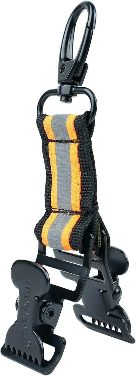 KUNN Correa de guante de bombero, clips de seguridad para el trabajo con clip de cocodrilo