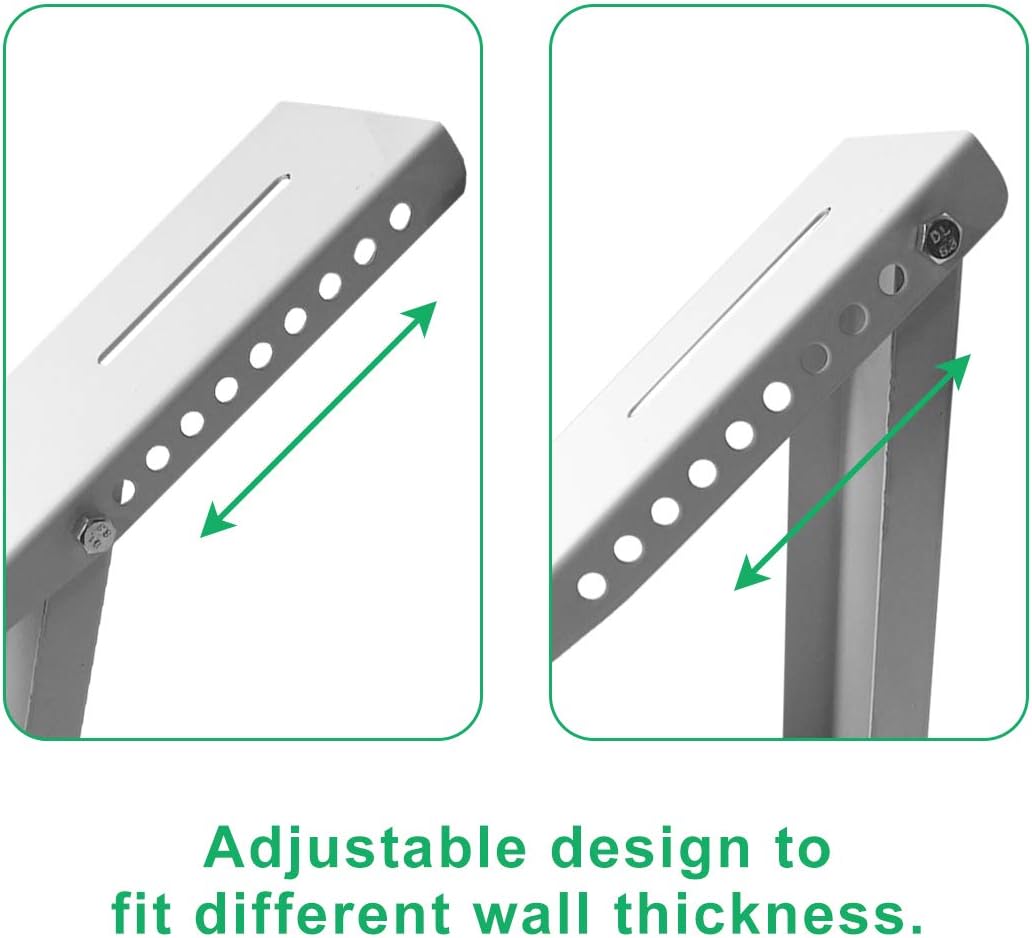 Forestchill Soporte de aire acondicionado de ventana, soporte ligero de hasta 88 libras, soporte universal de unidad de ventana de CA, compatible