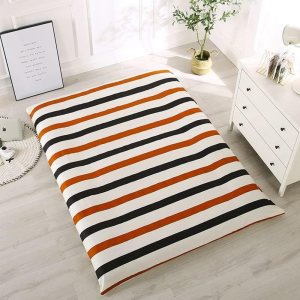 Funda de colchón de futón con cremallera, funda de algodón 100% para colchón de futón tradicional japonés, funda protectora de tatami lavable, funda Funda de colchón de futón con cremallera, funda de algodón 100% para colchón de futón tradicional japonés, funda protectora de tatami lavable, funda