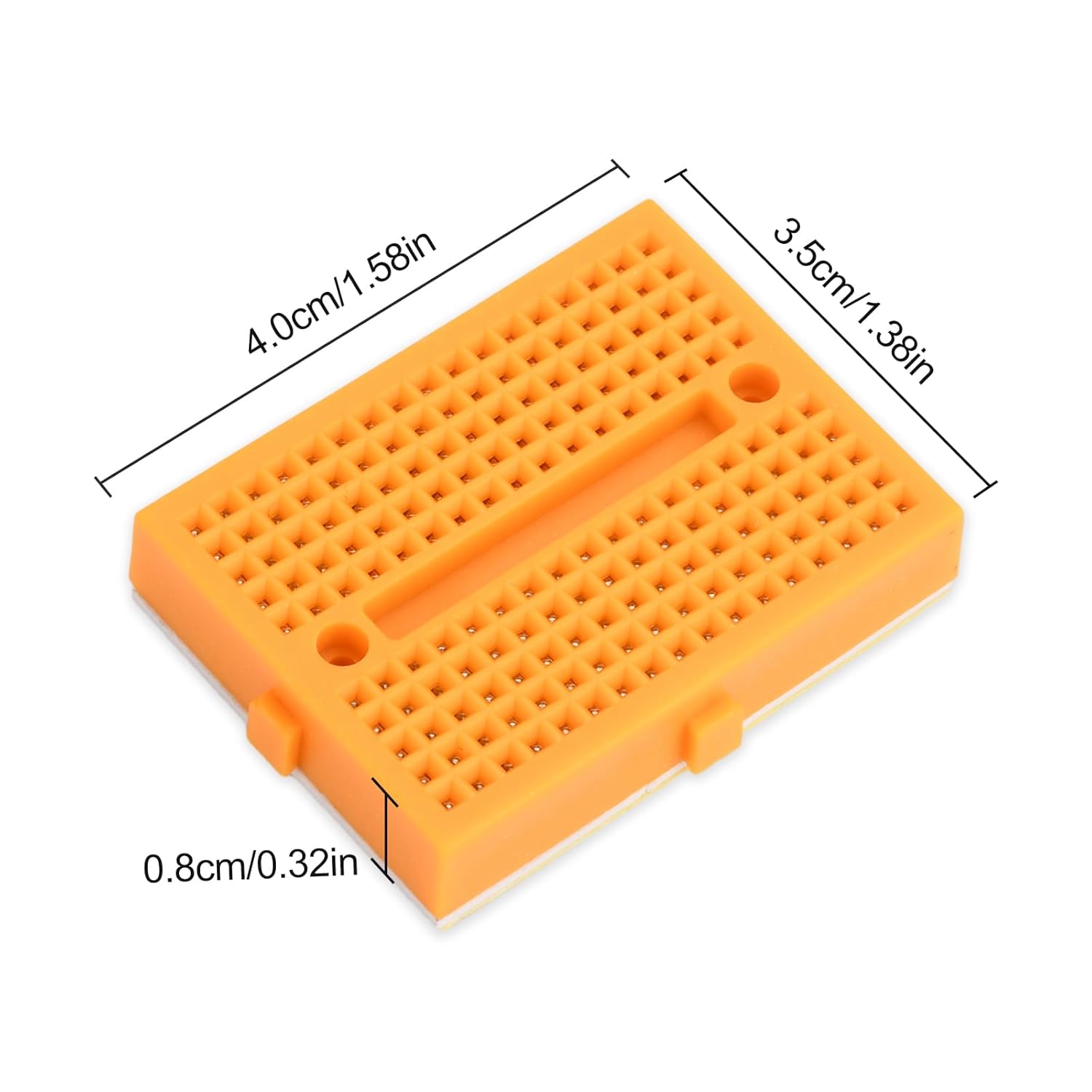 FORIOT 18pcs 170 agujeros colorido mini placa de pan sin soldadura para Arduino Proto Shield Distribución Bloque de conexión (cada color incluye 3