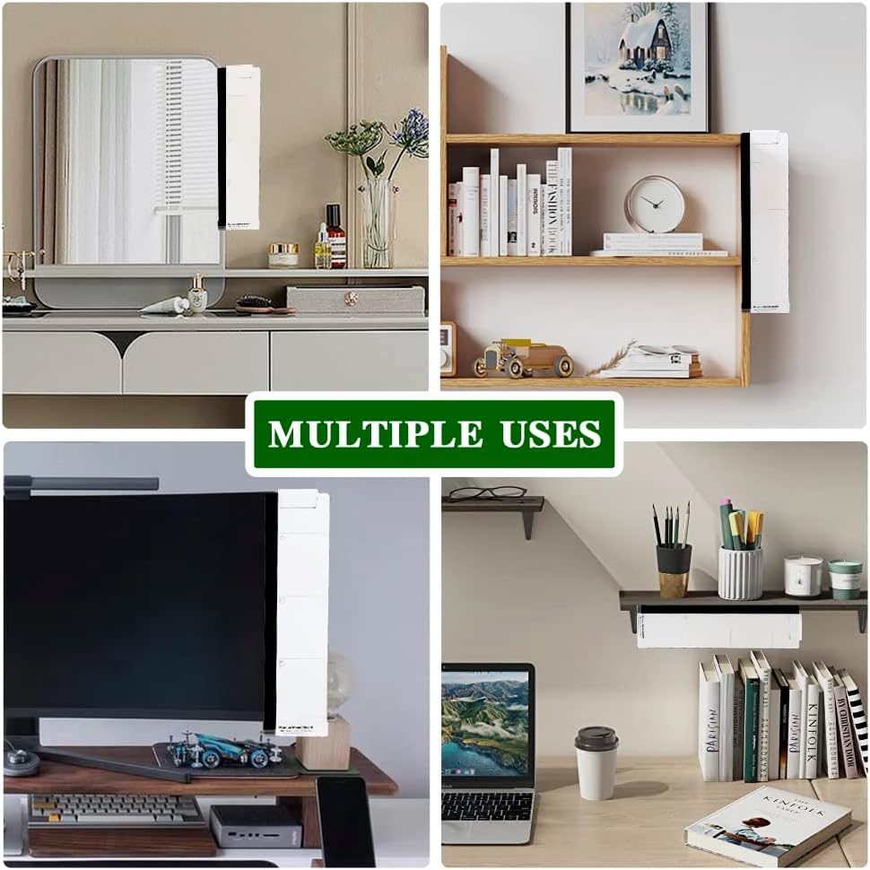 Accesorios de escritorio de oficina, monitor de computadora, tablero de notas, tablero de mensajes multifunción, soporte para notas adhesivas para