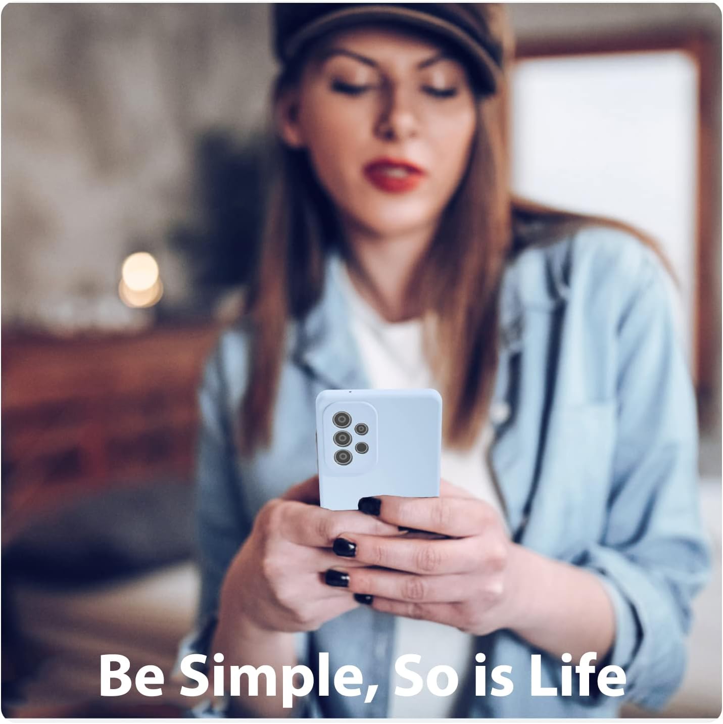 Oaxkco – Funda de silicona para Samsung Galaxy A53 5G con protector de pantalla, para mujeres y niñas, bonita funda protectora para teléfono, ajuste
