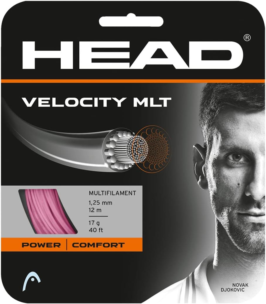 HEAD Velocity MLT – Cuerda de raqueta de tenis (40 pies)