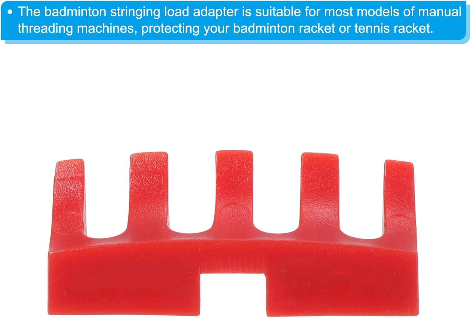 PATIKIL Bádminton – Esparcidor de carga de raqueta integrada con protector de adaptador de carga de alta libra, máquina de encordar