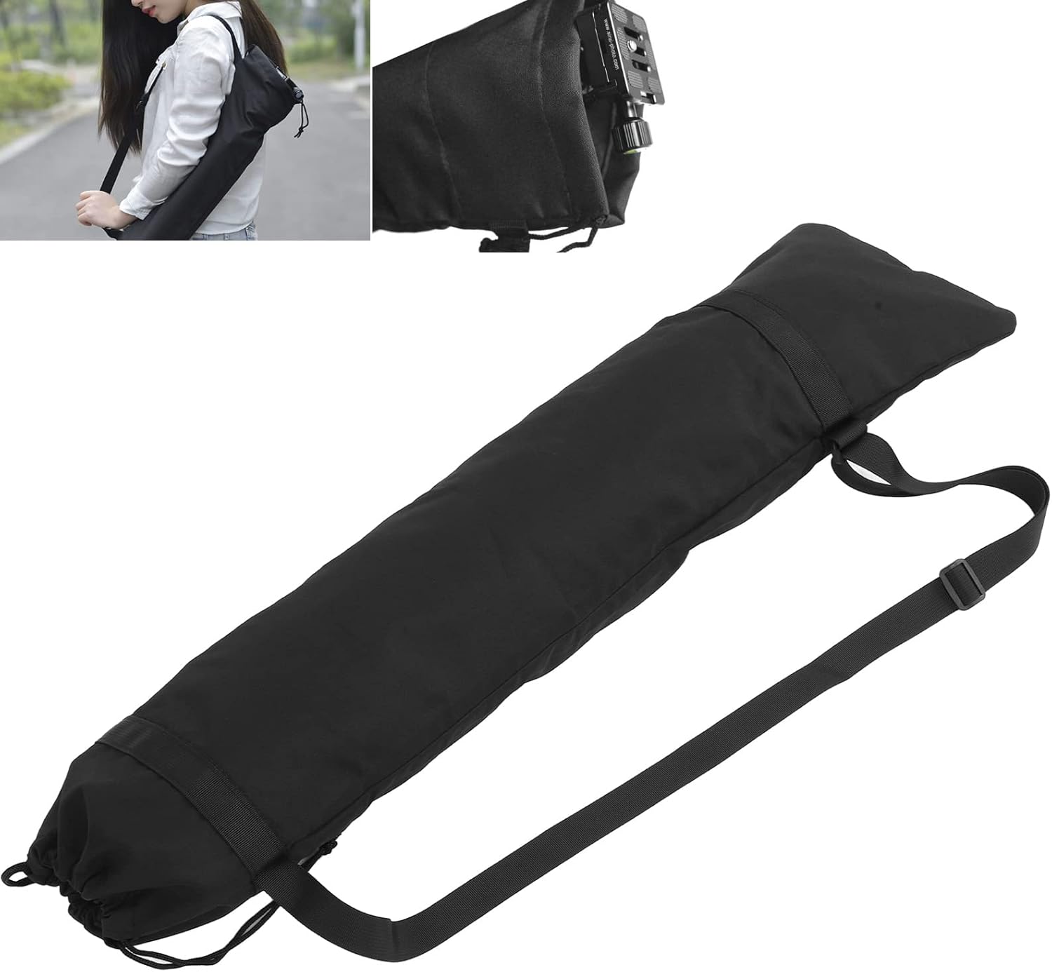 ciciglow Universal Studio Light Stand Trípode Monopod Cámara Bolsa de transporte con correa para el hombro (L)