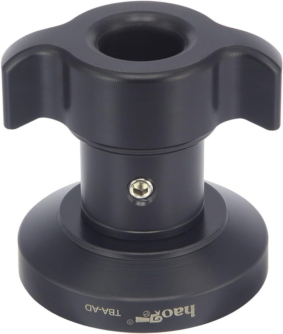 Haoge TBA-AD Mango de bloqueo de amarre corto roscado perilla para trípode Manfrotto Video Fluid Head Bowl Adaptador MVH500A MVH502A 504HD 526 509HD