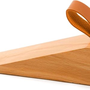 Tope de puerta de madera, cuña antideslizante de madera maciza, cuñas de tope de puerta resistentes y duraderas, ajuste para costura inferior de Tope de puerta de madera, cuña antideslizante de madera maciza, cuñas de tope de puerta resistentes y duraderas, ajuste para costura inferior de