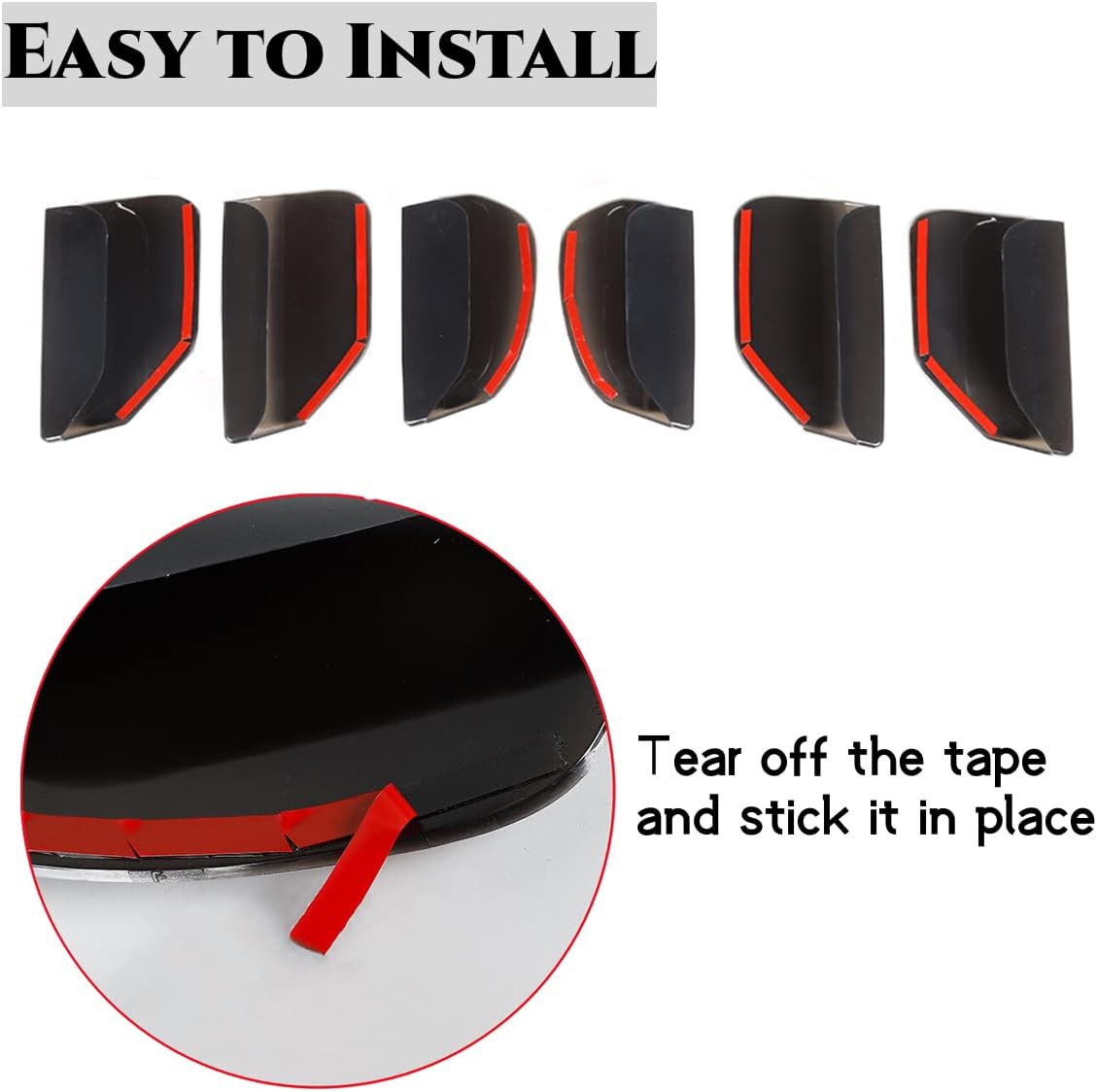 Cubierta de la lámpara de luz trasera, compatible con Ford Mustang 2015-2017, carcasa de lente de luz trasera, bisel, color negro ahumado