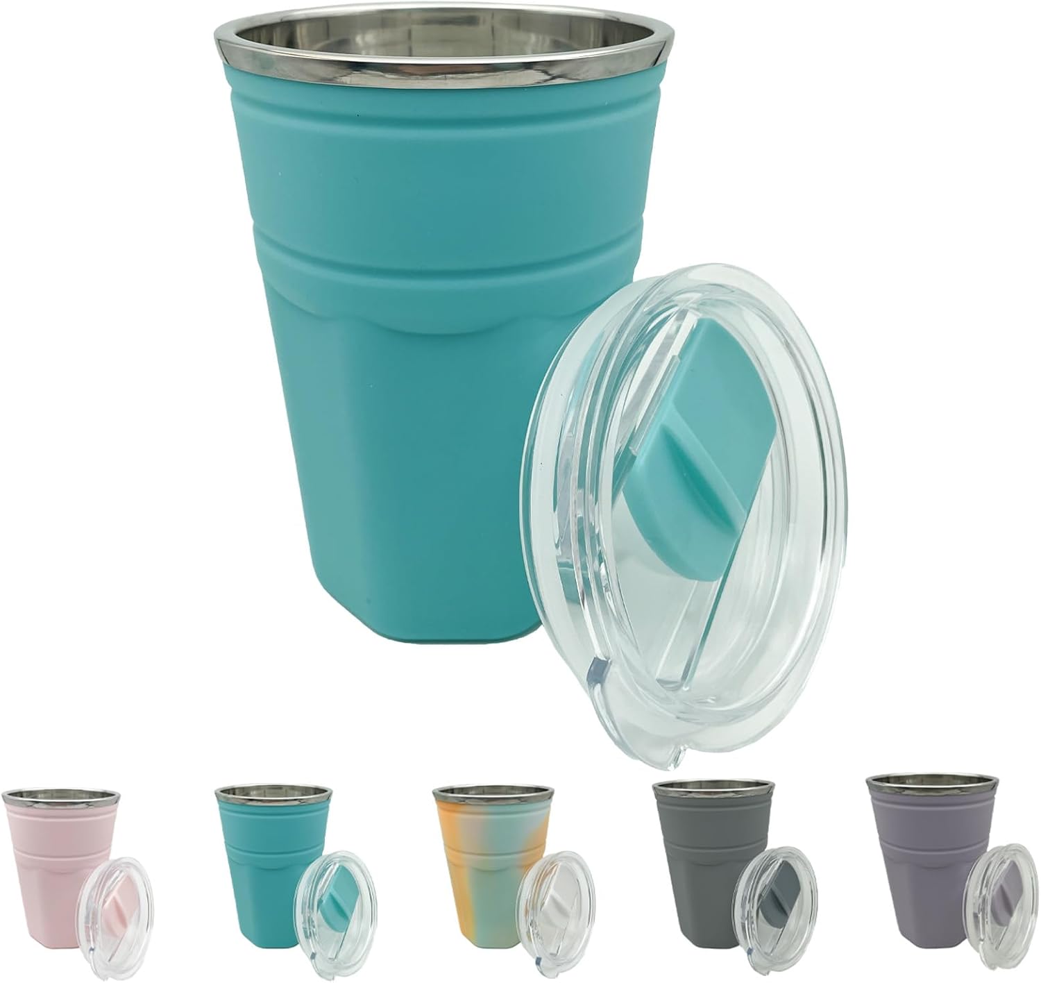 Taza de viaje de 18.6 onzas, taza de refrigeración de enfriamiento rápido, taza congeladora, jarra congeladora, tazas de doble pared de 18.6 fl oz,