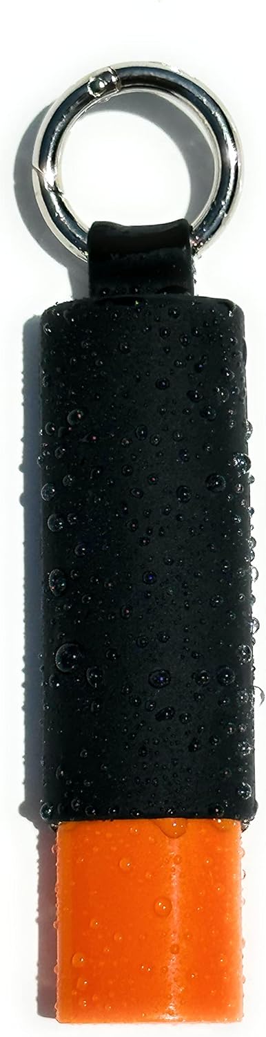 Llavero con soporte para encendedor con clip de resorte, compatible con encendedores BIC J6 de tamaño completo, encendedor no incluido, llavero más