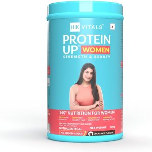 LMP HealthKart HK Vitals ProteinUp Mujeres con soja, proteína de suero de leche, colágeno, vitamina C, E y biotina para mayor fuerza y belleza desde LMP HealthKart HK Vitals ProteinUp Mujeres con soja, proteína de suero de leche, colágeno, vitamina C, E y biotina para mayor fuerza y belleza desde