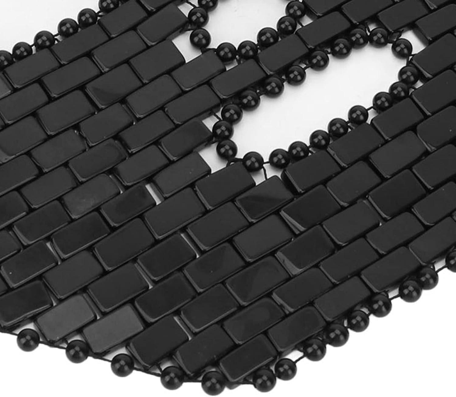 Máscara facial de jade, masaje facial, funda de dormir facial de Jadestone para spa ojeras (negro)