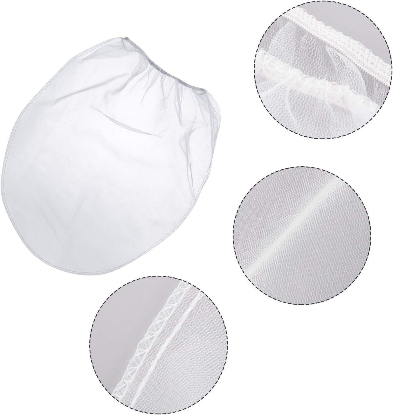 Bolsas de filtro de pintura, bolsa de filtro de malla fina blanca, cubo de apertura elástica, bolsa de filtro de pintura hidropónica para jardinería