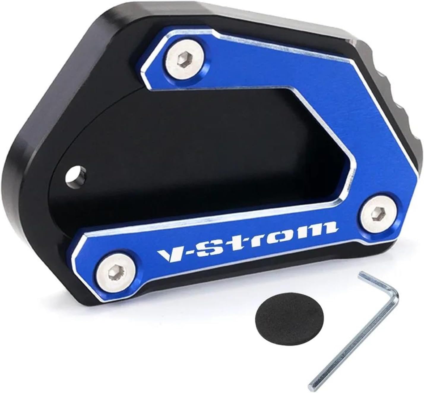 for SUZUKI V-Strom 650XT DL650 V Strom 650 DL 650 2021 2022 Motorcycle Accessories Kickstand Side Stand Extension Enlarger Pad (Size  V-Strom Gold)