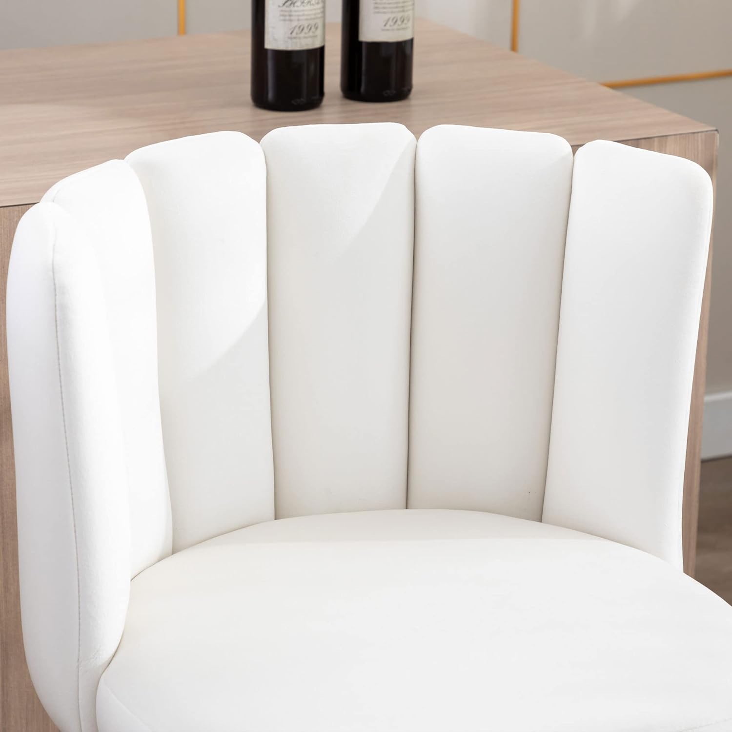 Velvet – Taburetes de bar de 30 pulgadas de altura de barra, juego de 2 taburetes de cocina modernos, sillas tapizadas con patas de metal dorado