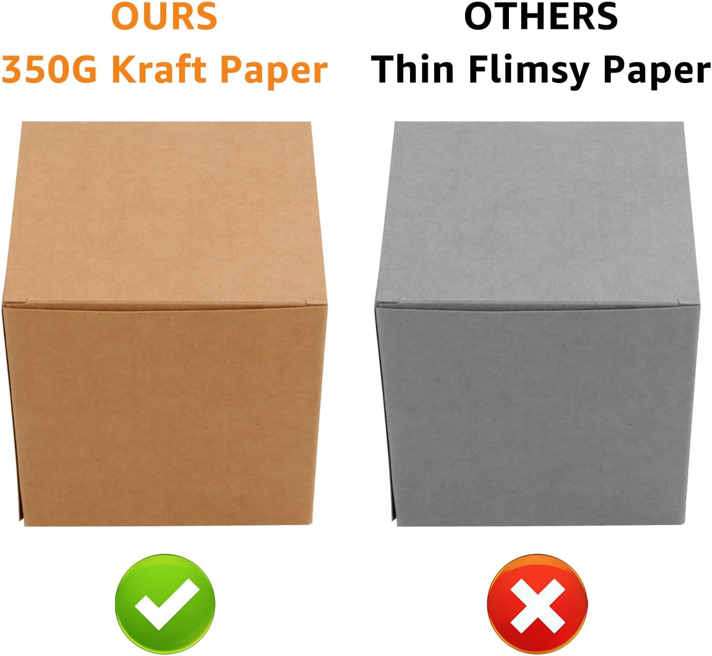 Paquete de 100 cajas de regalo con tapas para regalos, cajas de regalo pequeñas de 4 x 4 x 4 pulgadas, cajas de regalo a granel, cajas de papel de