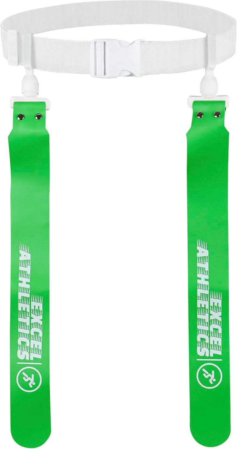 Juego de fútbol con bandera, cinturones de fútbol ajustables para jóvenes, niños y adultos con 1 cinturón y 2 banderas (naranja)